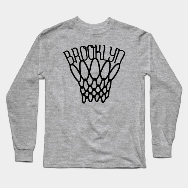 Brooklyn Nets concept logo Long Sleeve T-Shirt by overhooped